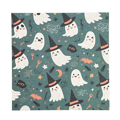 Halloween Witch Pumpkin Ghost Pattern Scrapbooking Paper Pads Set STIC-C010-33A-1