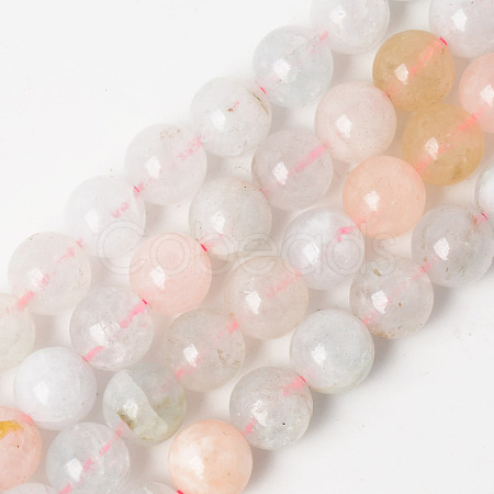 Natural Chalcedony Beads Strands X-G-R479-10mm-13-1