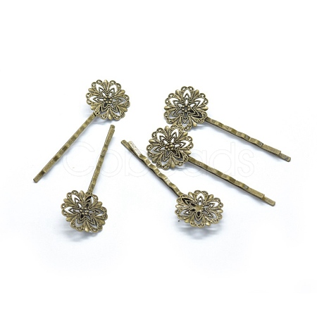 Iron Hair Bobby Pin Findings X-IFIN-L032-05AB-NF-1