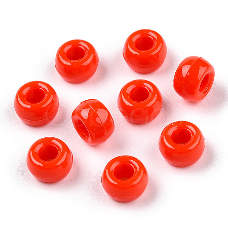 Opaque Plastic Beads KY-T025-01-F10-1