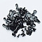 Iron Picture Frame Hardware Backing Retainer Clips, Photo Frame Turn Button Fasteners, with Screw, Gunmetal, Clip: 20x9mm, 100pcs, Screw: 5x8mm, 100pcs