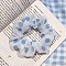 Fashion Cloth Ponytail Scrunchy Hair Ties, Ponytail Holder Hair Accessories for Women and Girls, Polka Dot, 115mm