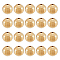 DICOSMETIC Brass Beads, Nickel Free, Round, Real 18K Gold Plated, 11x11.5mm, Hole: 1.8mm, 20pcs/box