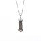 Natural Garnet Chip Wishing Bottle Cone Love Glass Pendant Necklaces