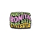 Quote Some Days Bonita Some Days Stressita Enamel Pin, Electrophoresis Black Zinc Alloy Brooch for Backpack Clothes, Yellow, 24x30x1.5mm