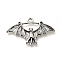 Tibetan Style Alloy Pendants, Cadmium Free & Lead Free, Bat, Antique Silver, 18x30x3.5mm, Hole: 1.5mm, about 252pcs/500g