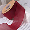 Polyester Ribbons, for Hair Bow Clips Accessories Making, Gift Packing, FireBrick, 2 inch(50mm), about 10 Yards(9.14m)/Roll