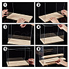 3-Tier Rectangle Clear Acrylic Minifigures Display Boxes ODIS-WH0017-104A-4