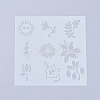 Plastic Reusable Drawing Painting Stencils Templates DIY-L026-106B-2