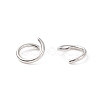 Tarnish Resistant 304 Stainless Steel Jump Rings STAS-R049-6x0.8mm-2