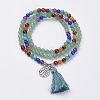 Natural Gemstone Beads Necklaces NJEW-F147-B02-3