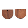 Natural Walnut Wood Pendants X-WOOD-N011-010-2