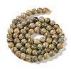 Natural Verdite Stone Beads Strands G-P530-B07-02-3