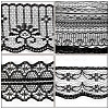 Gorgecraft 9 Styles Polyester Lace Trim OCOR-GF0002-56-6