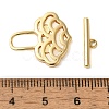 Brass Toggle Clasps KK-N254-84G-4