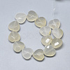 Natural White Agate Beads Strands G-S357-E02-10-2