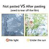 Gorgecraft Waterproof PVC Colored Laser Stained Window Film Adhesive Stickers DIY-WH0256-047-8