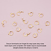 304 Stainless Steel Leverback Earring Findings A-STAS-G081-62G-4
