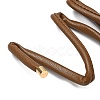 Olycraft 6Pcs 6 Style PU Leather Elastic Hair Accessories OHAR-OC0001-03-6