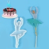 Ballet Dancer Shape Food Grade Silicone Lollipop Molds DIY-D069-07-1