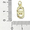 Brass Micro Pave Colorful Cubic Zirconia Pendant KK-H475-02G-3