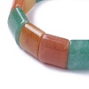 Natural Aventurine Beads Stretch Bracelets BJEW-L495-23F-3