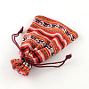 Ethnic Style Cloth Packing Pouches Drawstring Bags ABAG-R006-10x14-01H-2