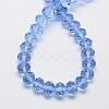 Handmade Imitate Austrian Crystal Faceted Rondelle Glass Beads X-G02YI0A1-2