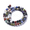 Natural Mixed Gemstone Beads Strands G-F668-09-6mm-2