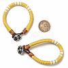 Trendy Unisex Jute Twine Woven Bracelets BJEW-L255-10-4