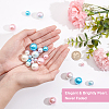 BENECREAT ABS Plastic & Plastic Imitation Pearl Beads KY-BC0001-33-3