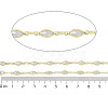 Rack Plating Brass Chains Micro Pave Cubic Zirconia AJEW-Q150-07G-06-2