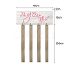 Wood Hanging Welcome Sign HJEW-WH0077-001-2