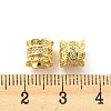 Brass Micro Pave Cubic Zirconia European Beads KK-H452-14G-3