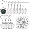 SUNNYCLUE 20Pcs 304 Stainless Steel Earring Hooks STAS-SC0003-87-1