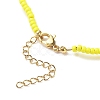 Brass Evil Eye Pendant Necklace with Cubic Zirconia NJEW-JN03909-01-8