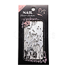 Shiny Gold Silver Nail Foils Mesh Nail Sticker MRMJ-T049-01E-1