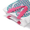 Summer Beach Theme Printed Flip Flops Non-Woven Reusable Folding Gift Bags with Handle ABAG-F009-E08-3
