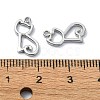 304 Stainless Steel Charms STAS-L022-358P-3