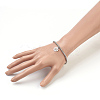 304 Stainless Steel Beads Stretch Charm Bracelets BJEW-JB03862-04-3