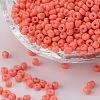 Baking Paint Glass Seed Beads SEED-US0003-4mm-K16-1