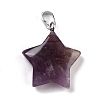 Natural Amethyst Pendants G-I319-01P-09-2