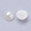 Half Round Domed Imitated Pearl Acrylic Cabochons OACR-H001-1-2