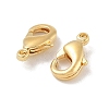 Brass Lobster Claw Clasps KK-H503-34G-02-2