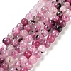 Natural Cherry Blossom Agate Beads Strands G-B076-A02-01-1