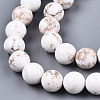 Natural Magnesite Beads Strands G-S373-003-8mm-3