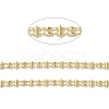 Rack Plating Brass Polygon Link Chains CHC-C005-09G-2