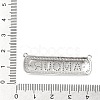 Rack Plating Brass Pave Cubic Zirconia Pendants KK-M282-34P-3