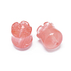 Cherry Quartz Glass Beads G-F637-03I-2