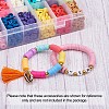 24 Colors Eco-Friendly Handmade Polymer Clay Beads CLAY-TA0001-05-11